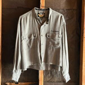 Harley-Davidson Brown and White Flannel